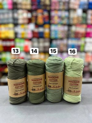 مکرومه کتان 3 سوزنه چیچک