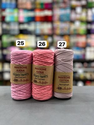 مکرومه کتان 3 سوزنه چیچک