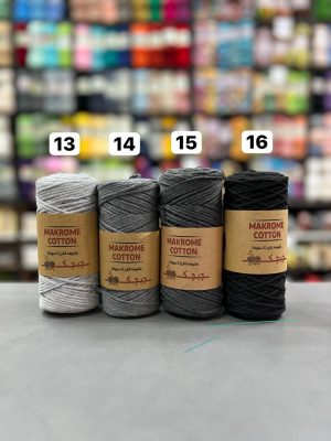 مکرومه کتان 3 سوزنه چیچک