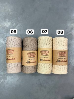 مکرومه کتان 3 سوزنه چیچک